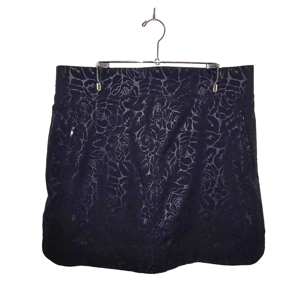 ORVIS Rose Embossed Pull On Casual Athletic Outdoor Skort Skirt Women's Size S